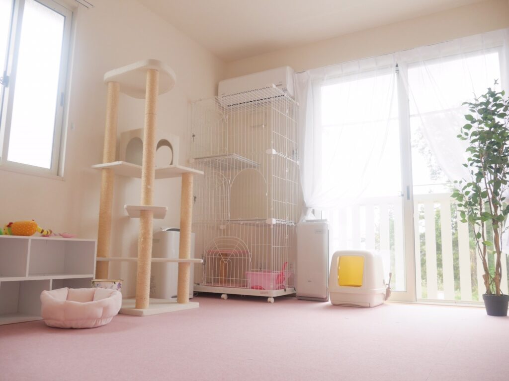 ペットホテル個室1