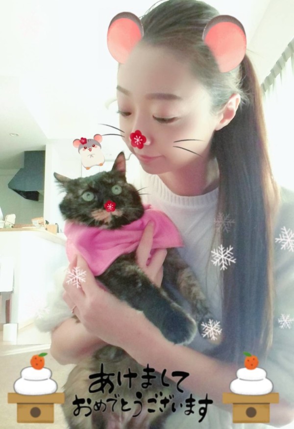 謹賀新年カキちゃん・サビちゃん☆