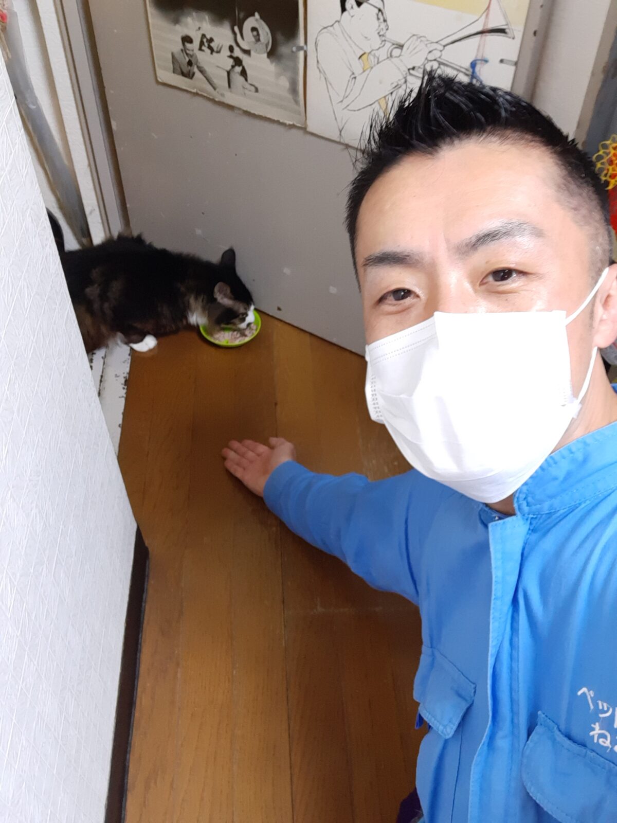 新宿区 お得意様 人見知りなモフモフニャンくん お世話報告