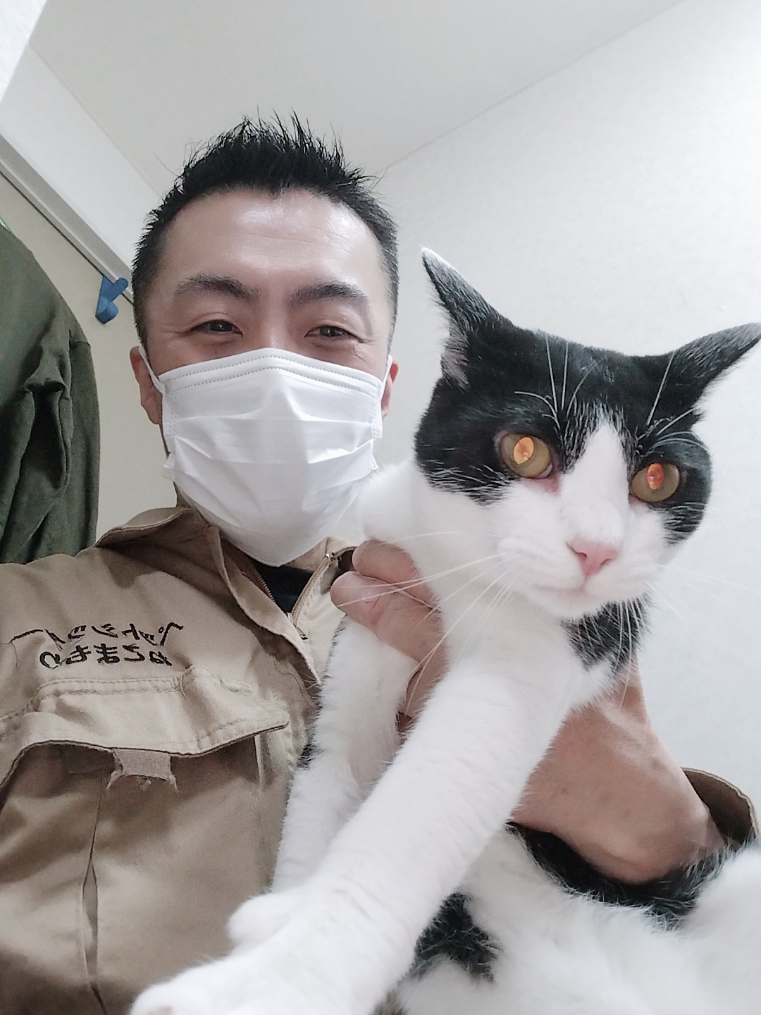 新宿区 ご新規様 超緊張!! はじめてのお留守番だよ 白黒ニャンくん お世話レポート🐈