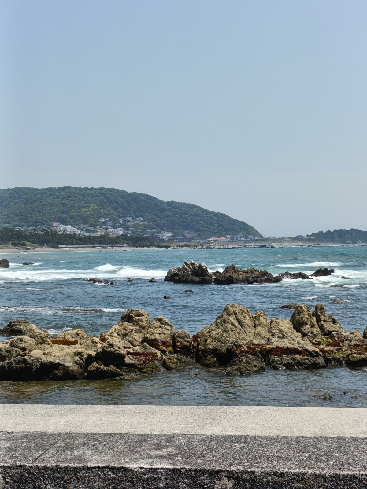 初夏の葉山の海と金沢区の森