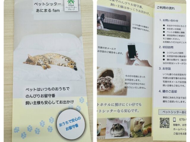 パンフレットをお渡ししています＊津田沼・船橋・習志野エリア＊