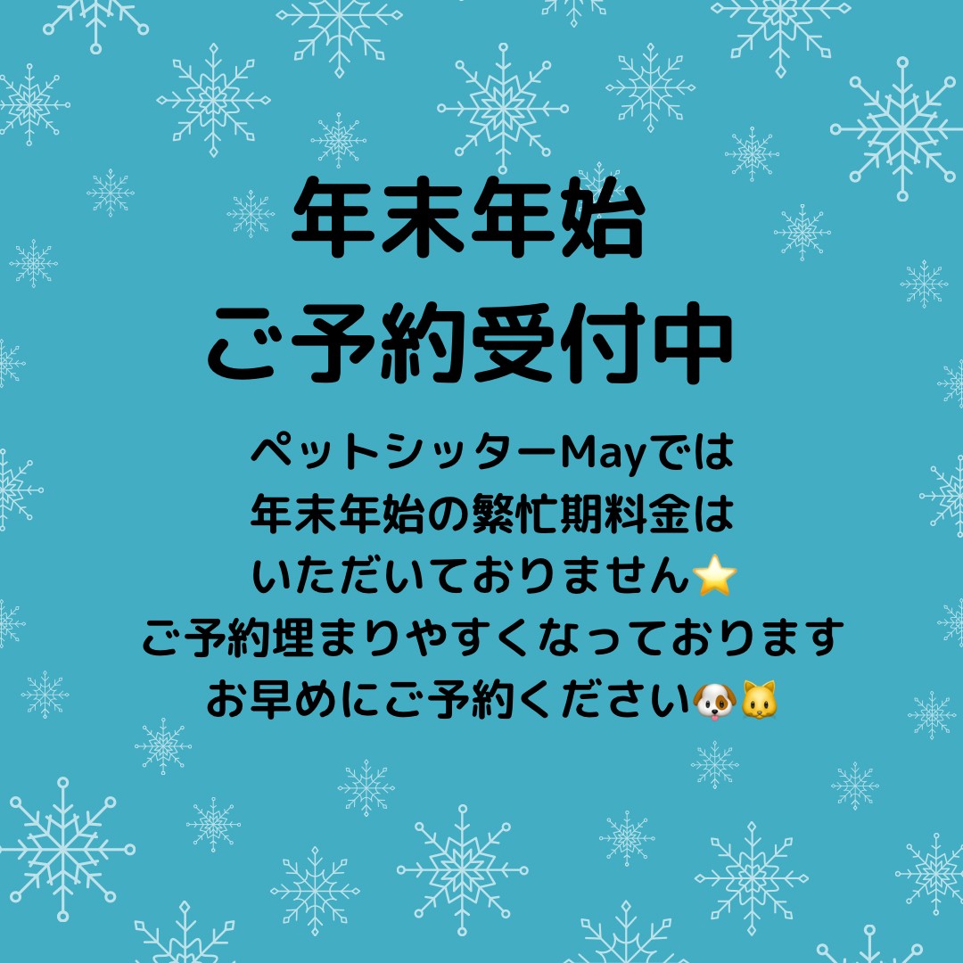 年末年始のご予約受付中です⛄