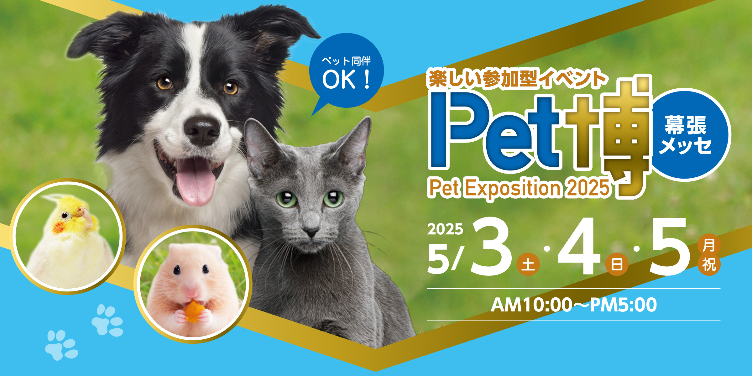 千葉県近郊で5月に開催されるペットのイベントを調べてみました