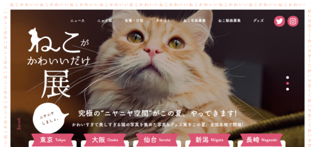 ねこがかわいいだけ展
