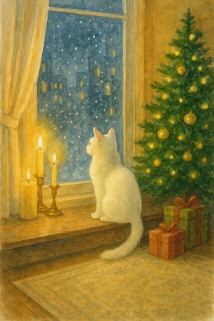 雪の日のまどべ物語｜逗子・葉山・金沢区ペットシッターにじいろぐも