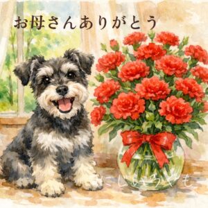 母の日に贈るペットさんのありがとう🩷