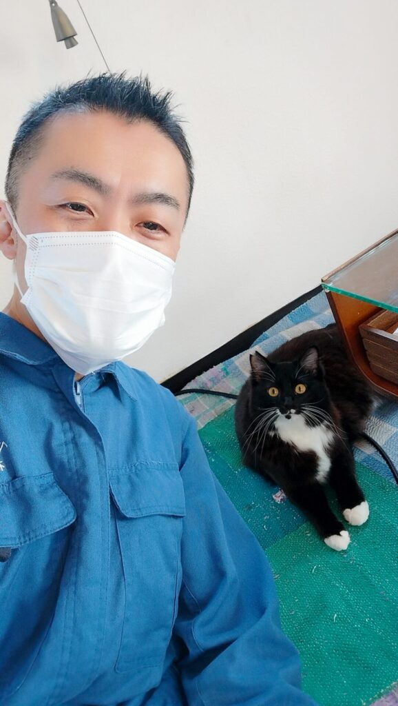 新宿区 お得意様 人見知りだけど甘えん坊のニャンちゃん お世話レポート🐈