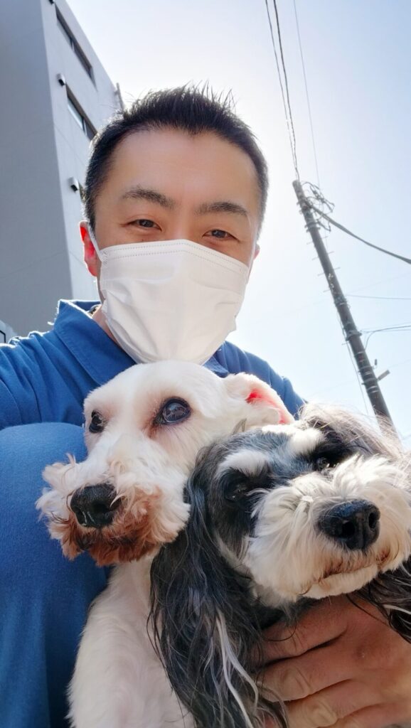 中野区 お得意様 いつでも何処でも一緒だよ 超仲良しのミニチュアシュナウザーちゃん お世話レポート🐶
