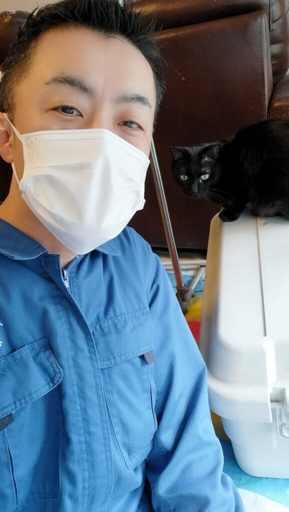 中野区 お得意様 慎重緊張なニャンちゃん お世話レポート🐈